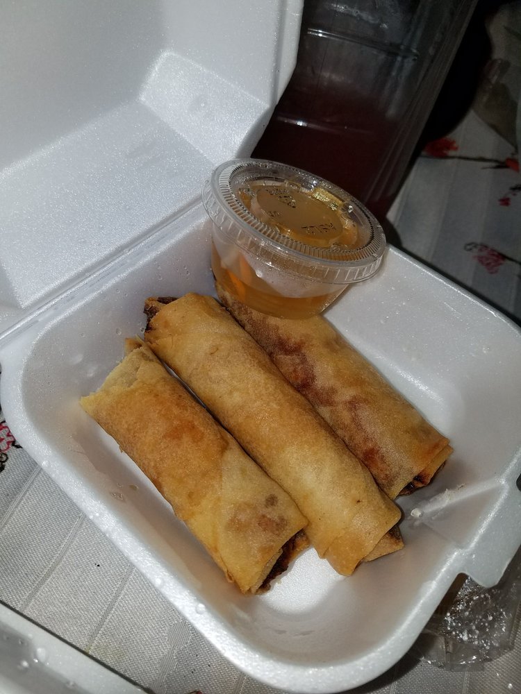Vermicelli with Shrimp Grilled Pork and Fried Egg Rolls