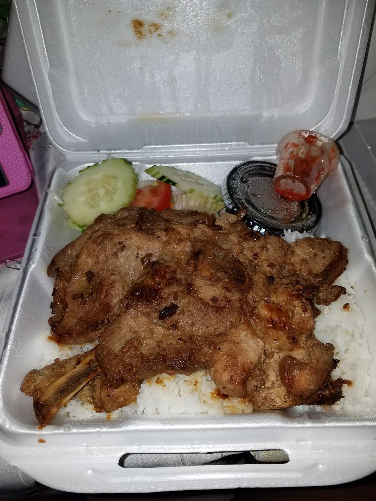 Salt Toasted Pork Chop Plate