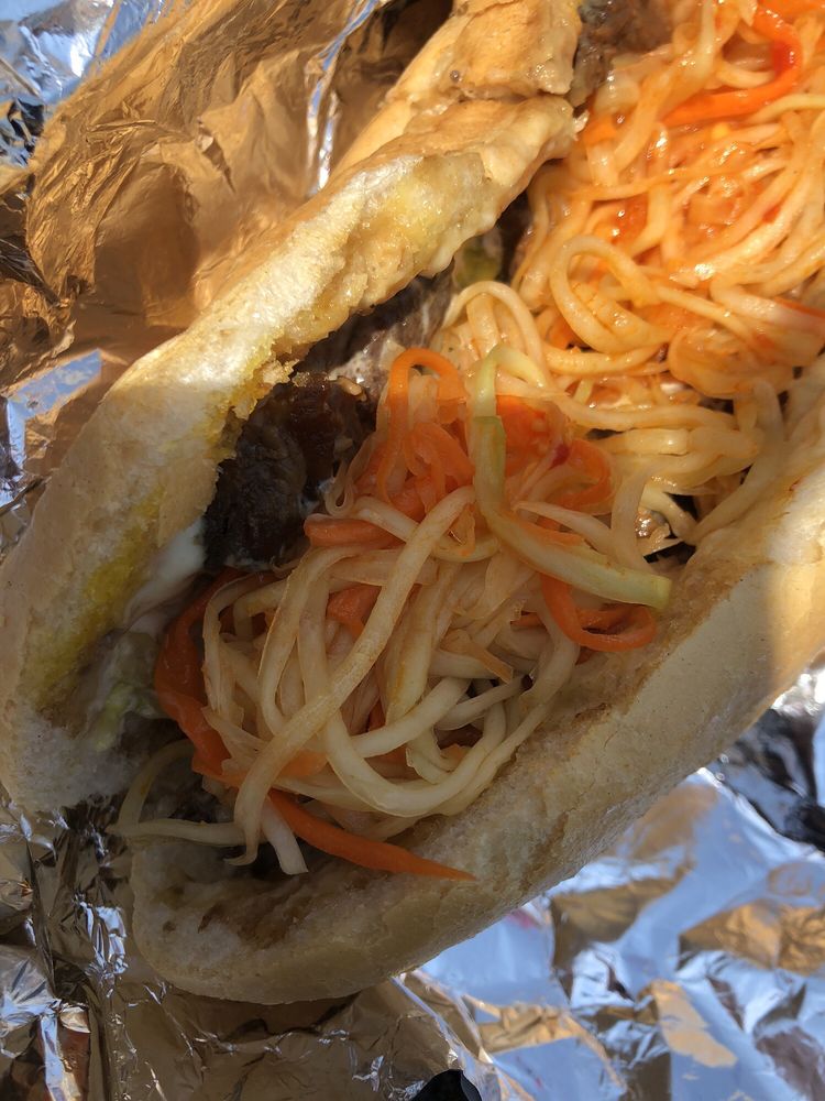 Beef Loc Lac Sandwich