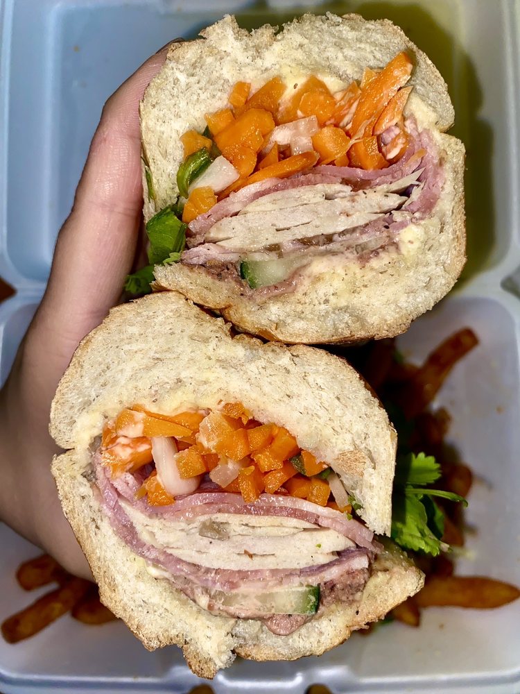 Ham and Pate Sandwich