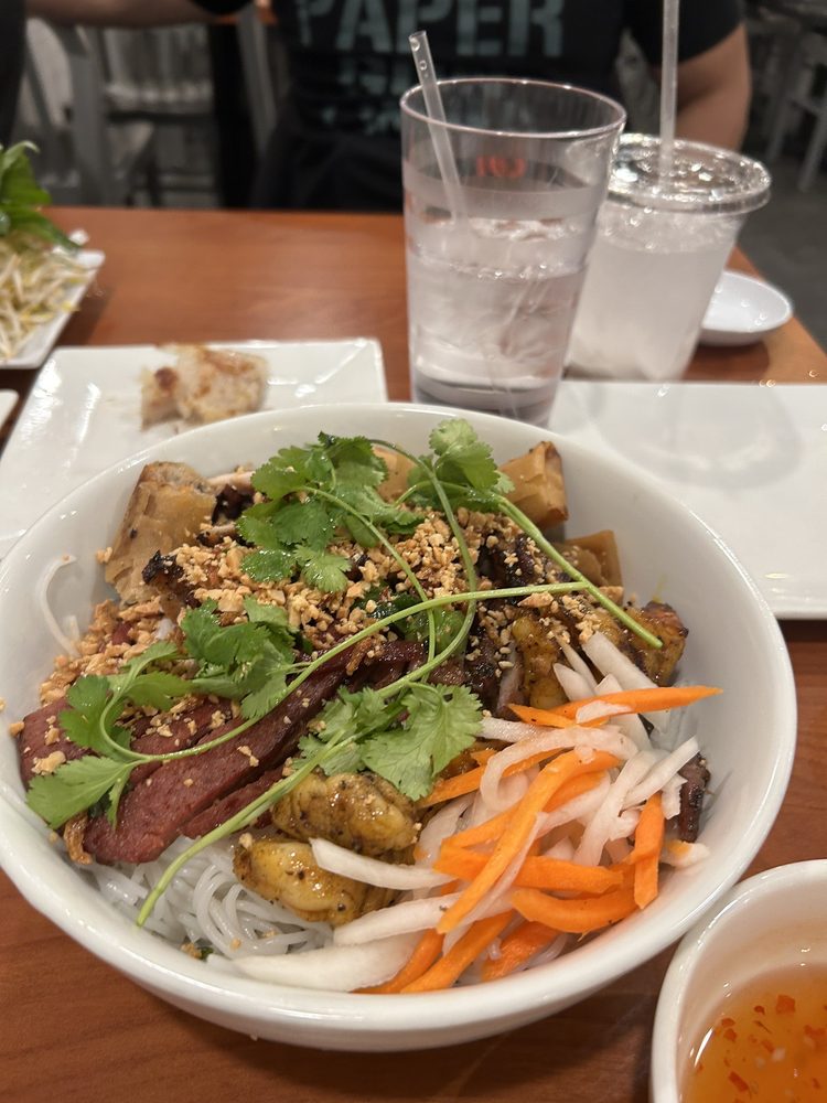 Grilled Pork Noodle Bowl