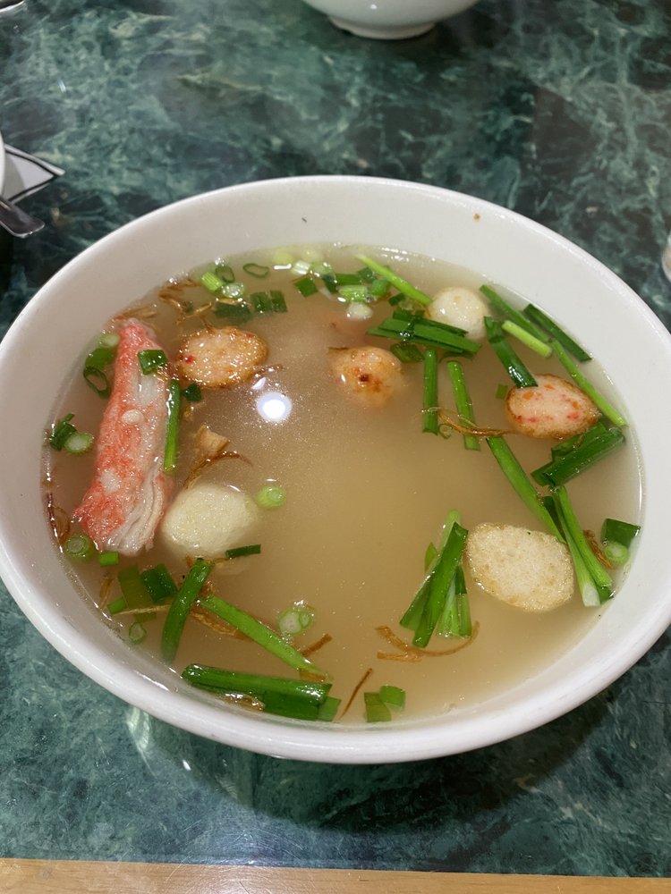 Seafood Noodle Soup Bowl