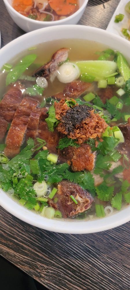 Duck Egg Noodle Soup