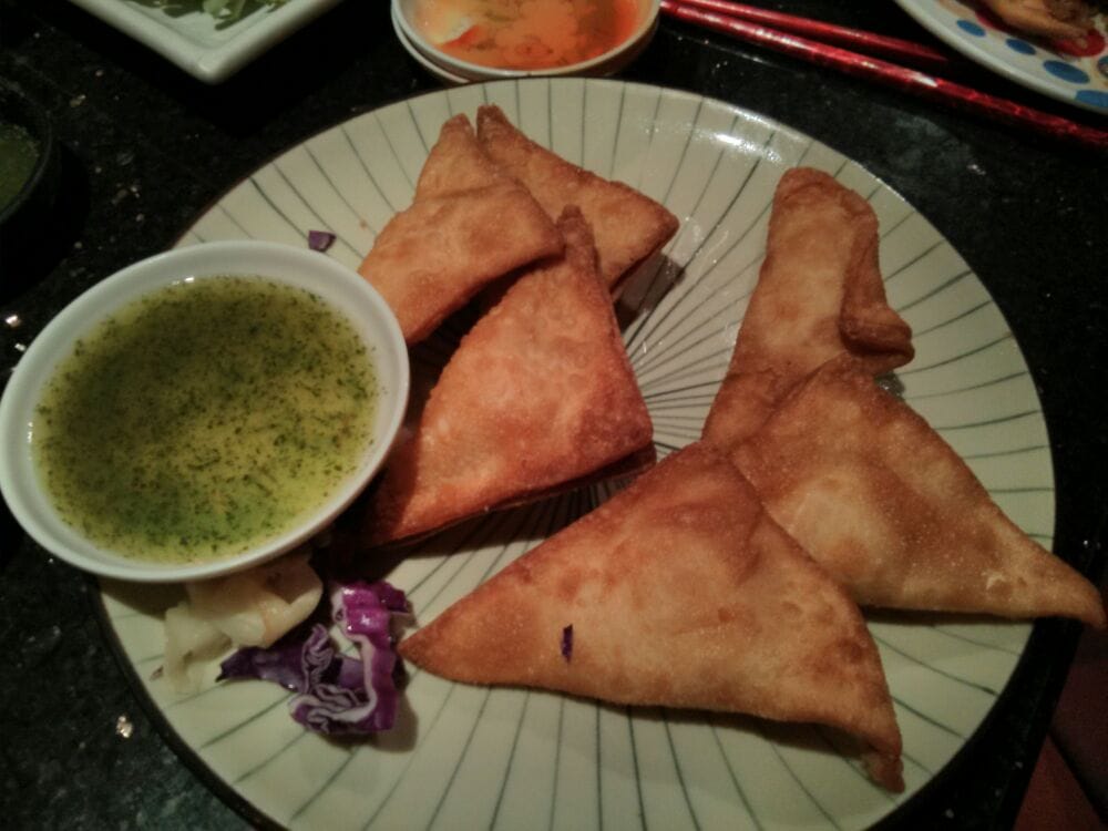 Pineapple Cheese Wontons