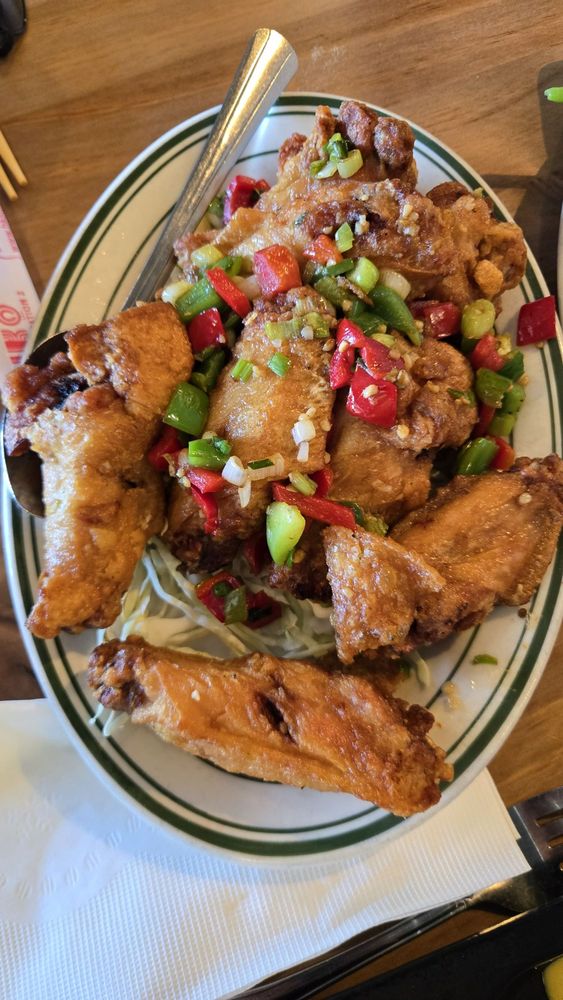 Szechuan Style Spicy Chicken Wings