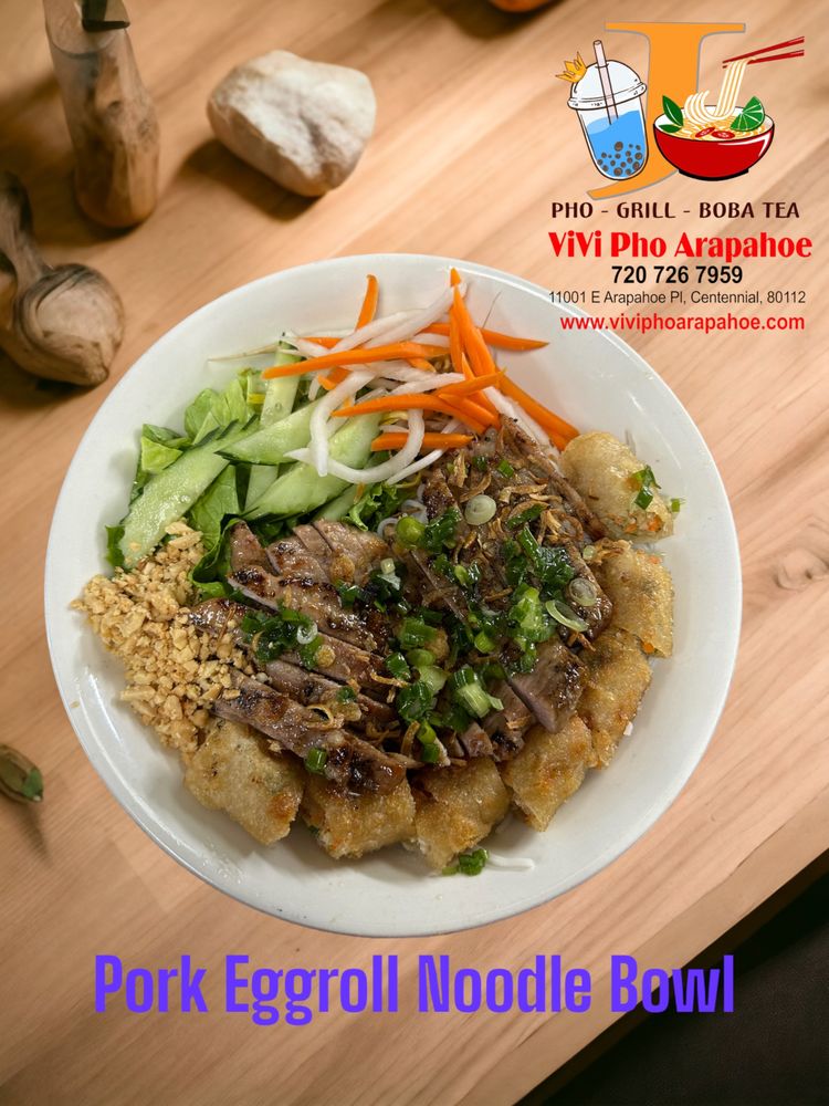 Bun Cha Gio-egg Roll Noodle Bowl