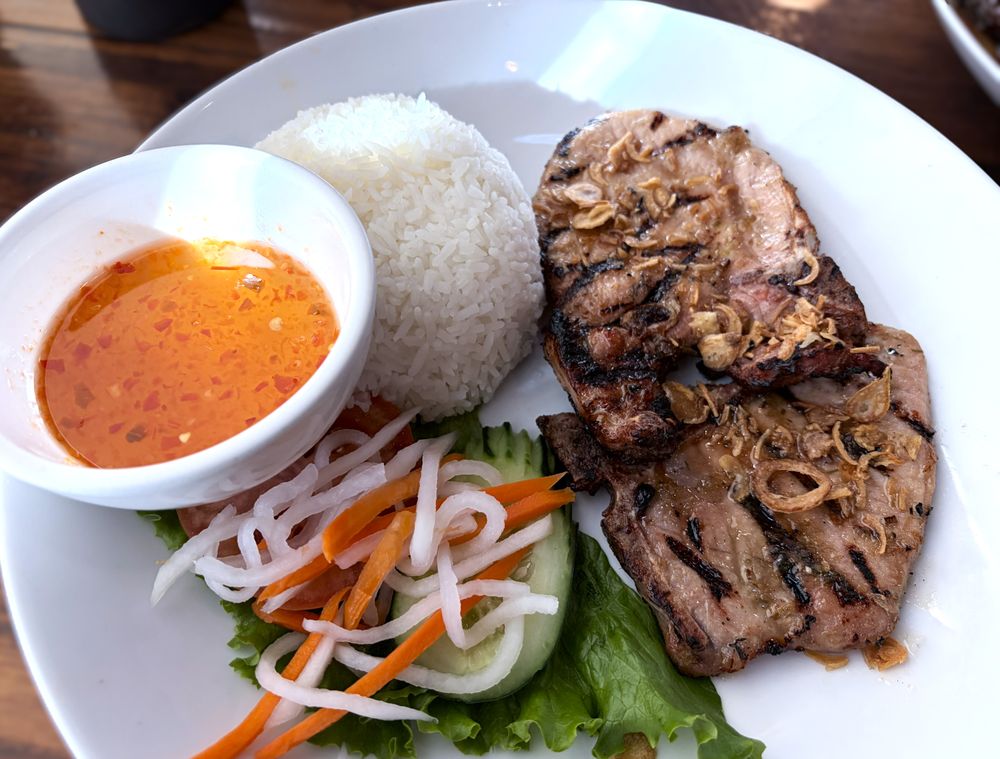 12s. Grilled Pork Chops