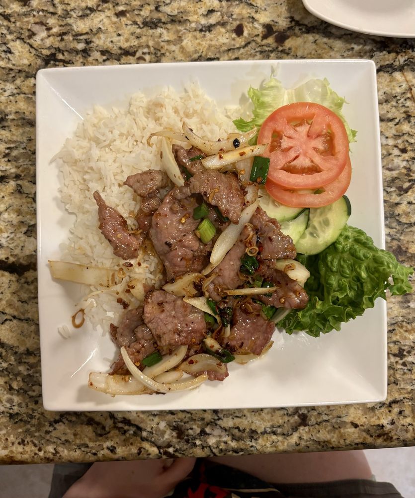 Beef Rice Plate