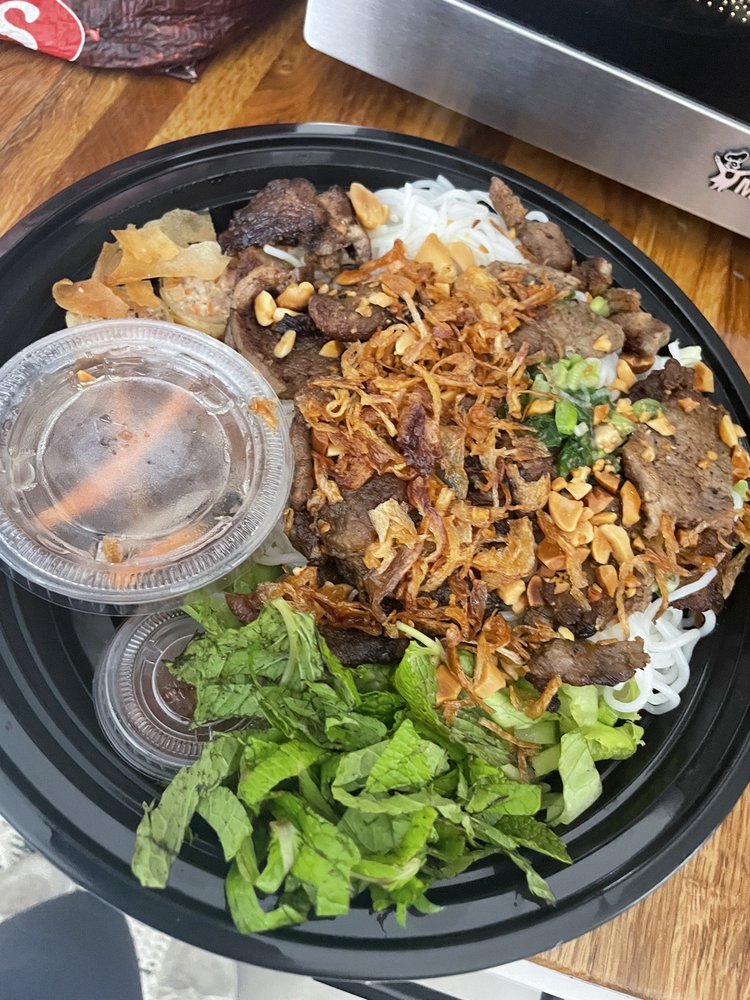 Pork & Egg Roll Noodle Salad