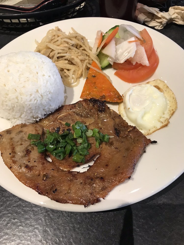 Pork Chop Rice Plate