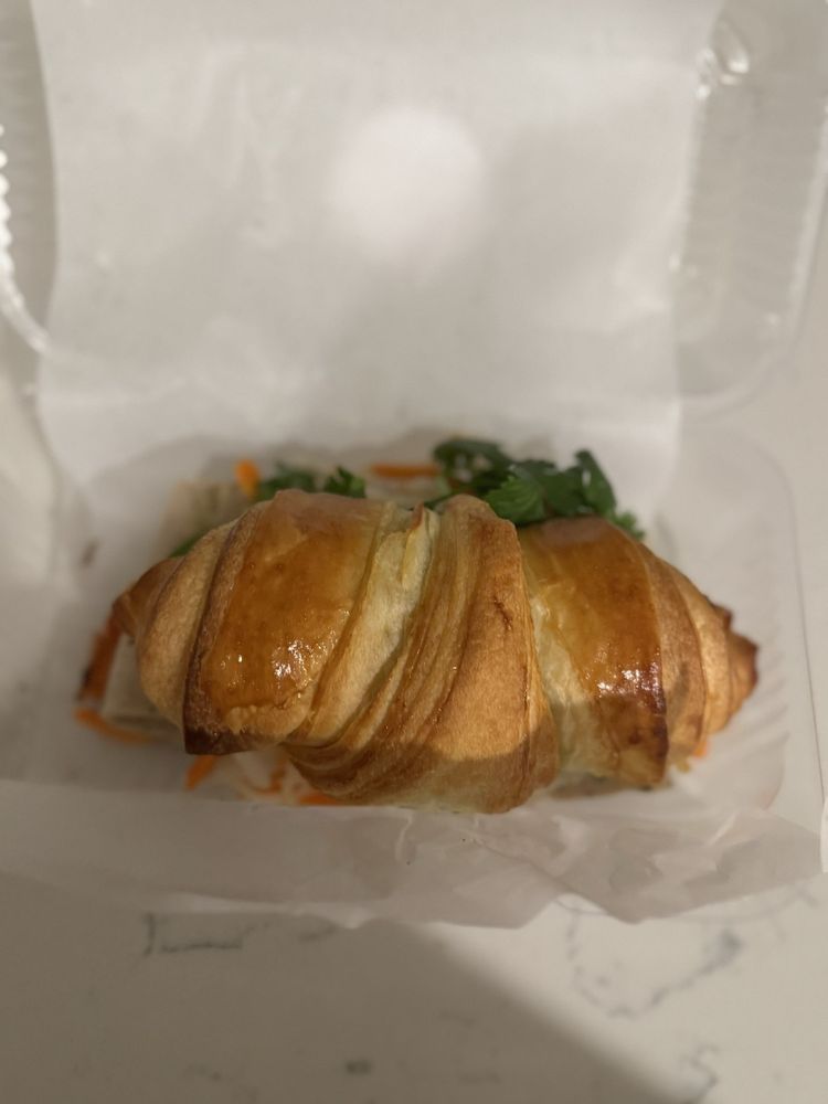 Grilled Pork Croissant Sandwich