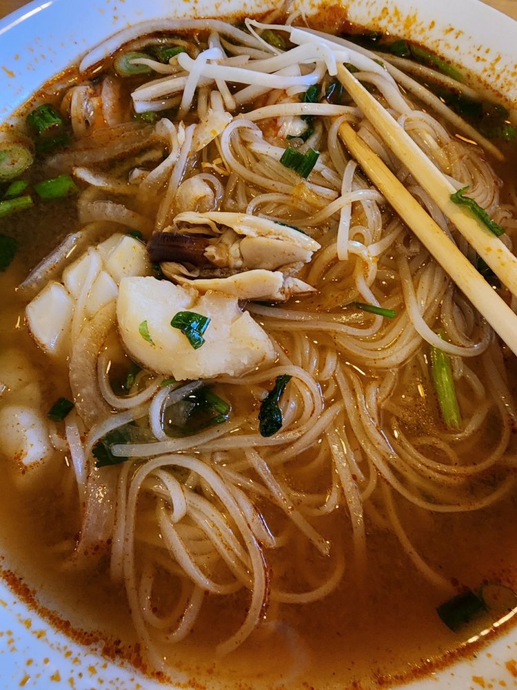 Hot and Sour Seafood Pho