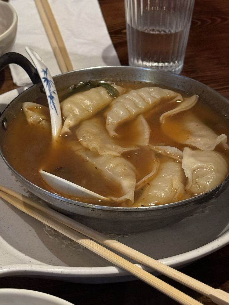 Spicy Gyoza Pot