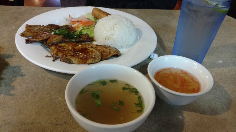 Vietnamese Pork Chop Plate