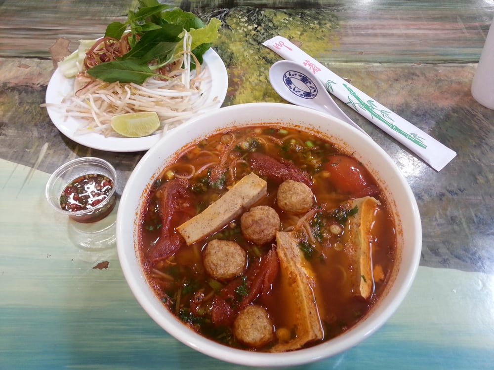 Crab Cake Noodle Soup