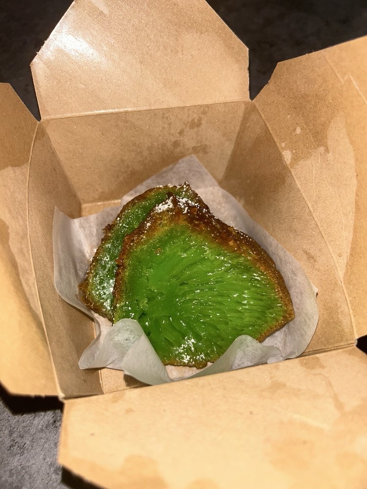 Pandan Honeycomb Cake