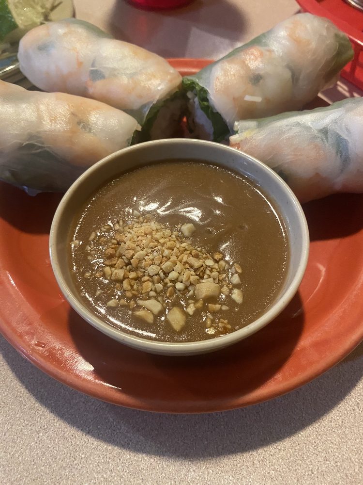 Black Tiger Shrimp and Pork Salad Rolls