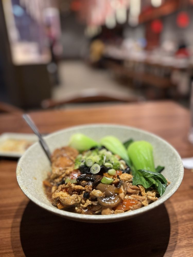 Chicken and Mushroom Noodles