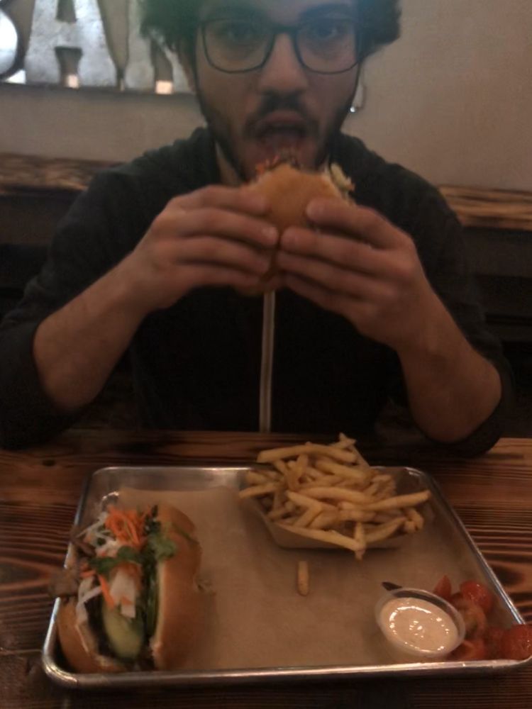 Bahn Mi Pork Belly Sandwich