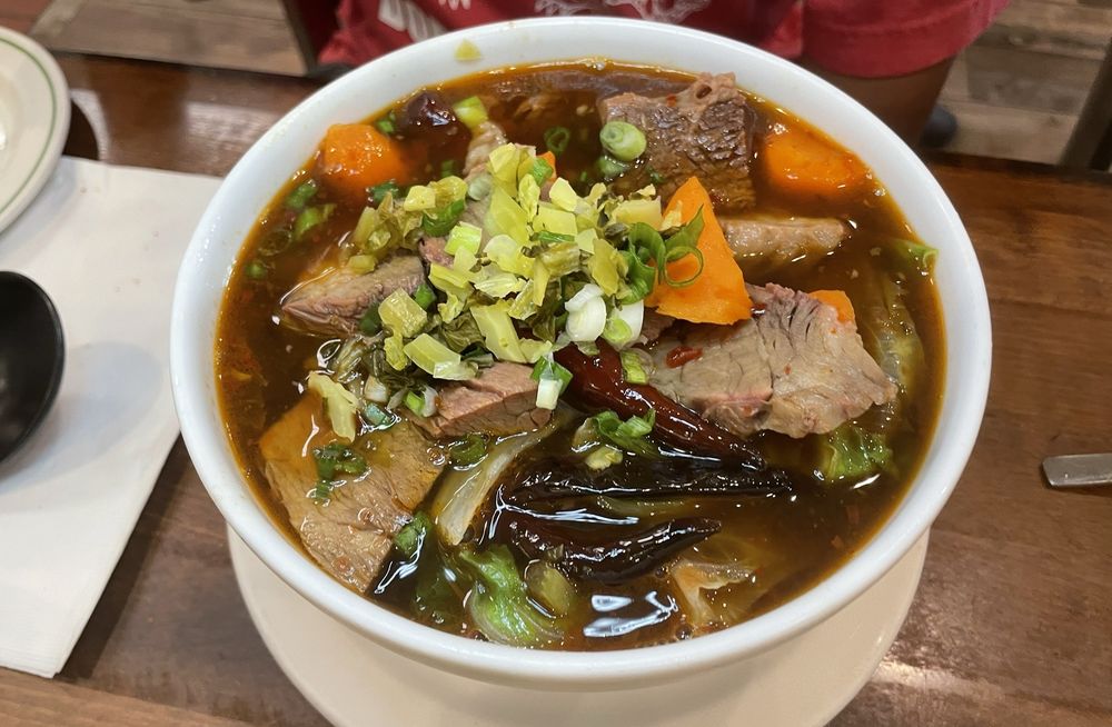 Szechwan Beef Noodle Soup