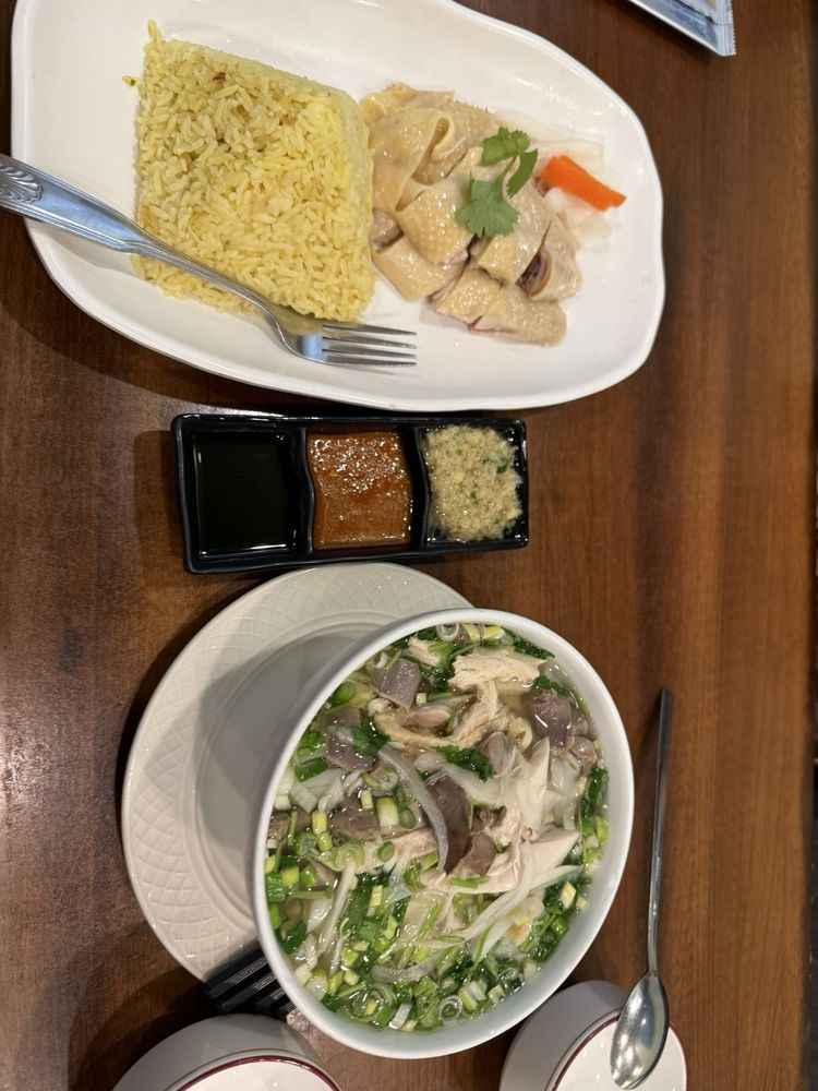 Special Organic Chicken in Rice Noodle Soup