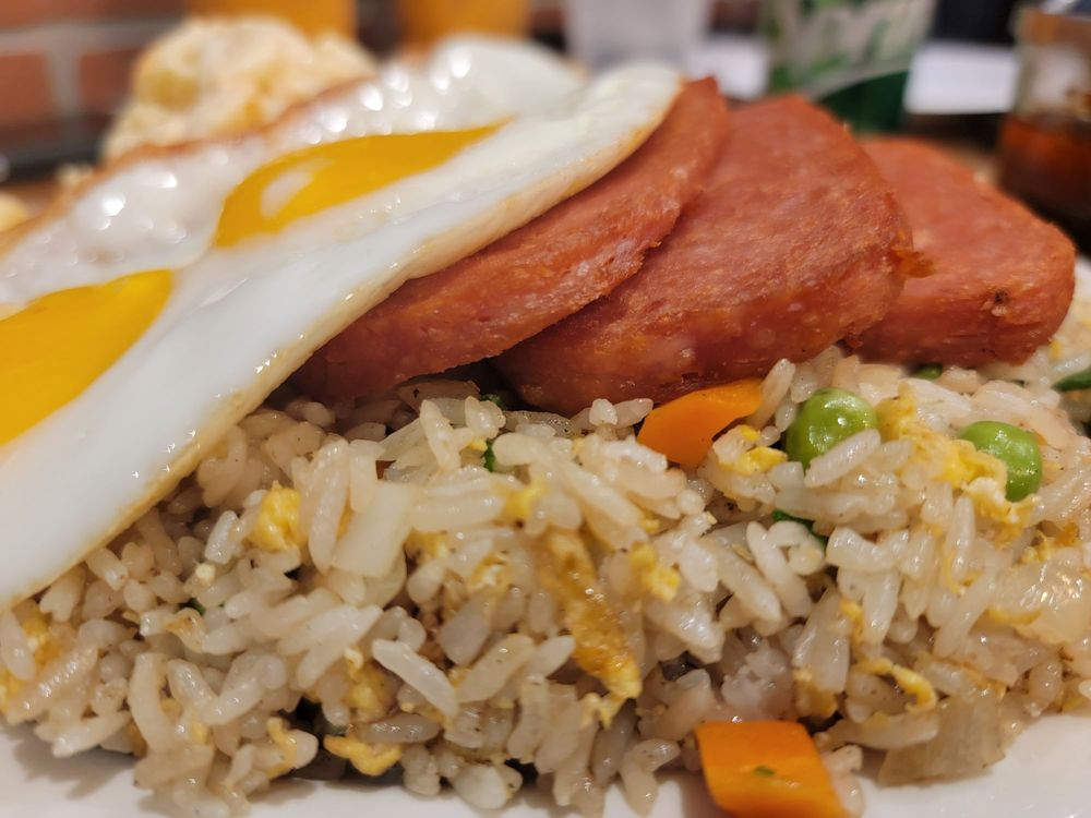 Spam & Egg Over Rice