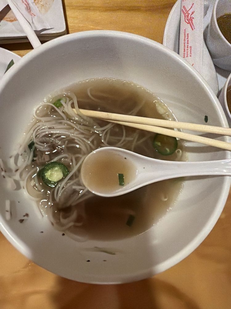 Well-cooked Beef Pho