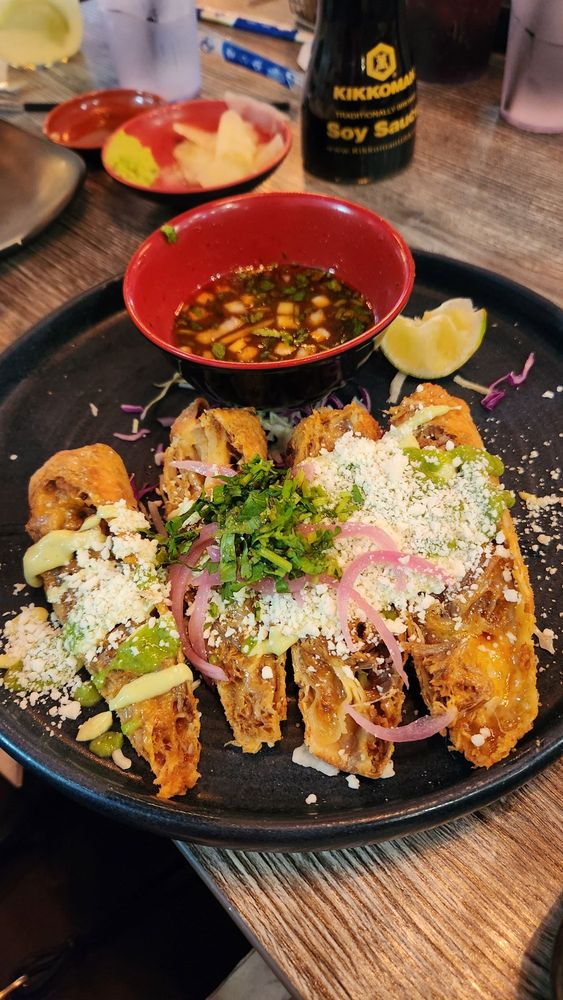 Birria Egg Rolls