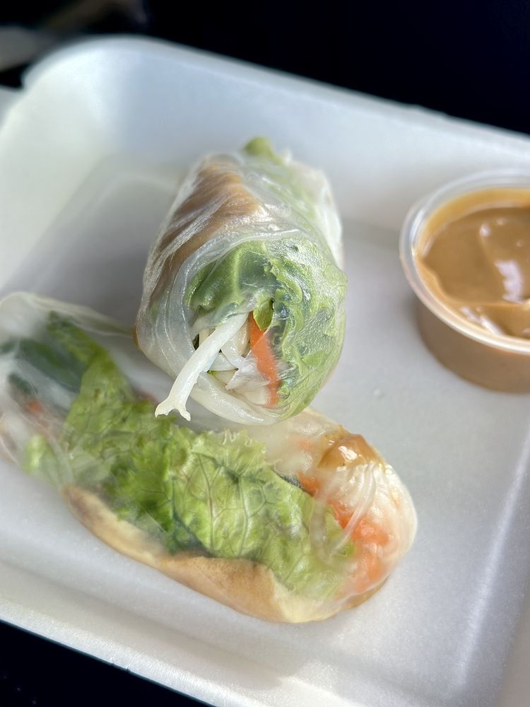Vegan Shrimp Spring Roll