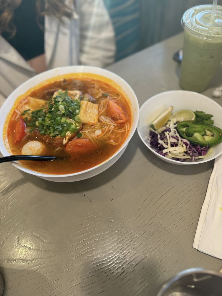 Spicy Lemongrass Noodle Soup
