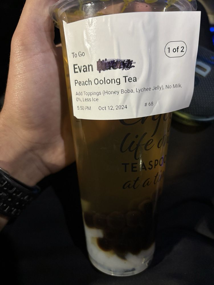 Peach Oolong Tea