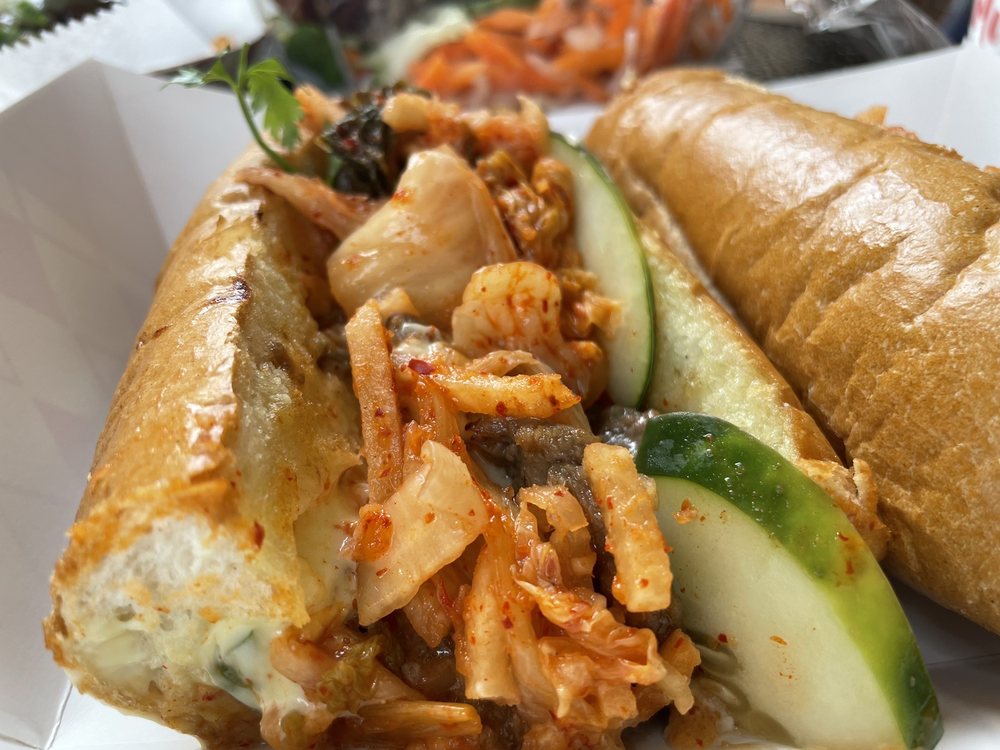 Vegan Korean Banh Mi