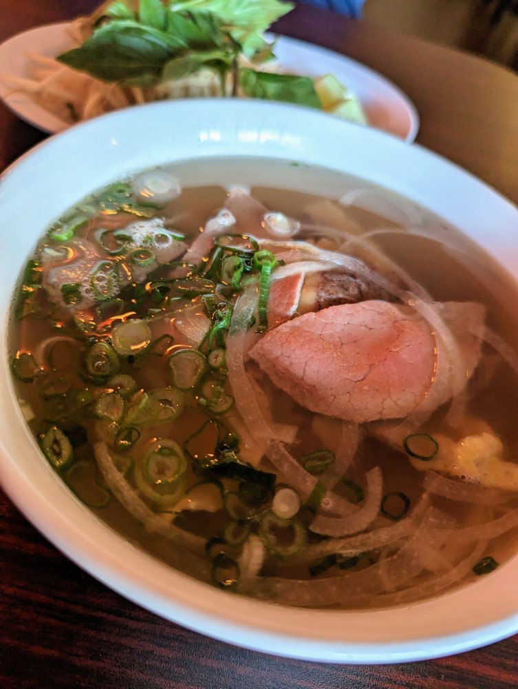 Tom Yum Rice Noodle Soup