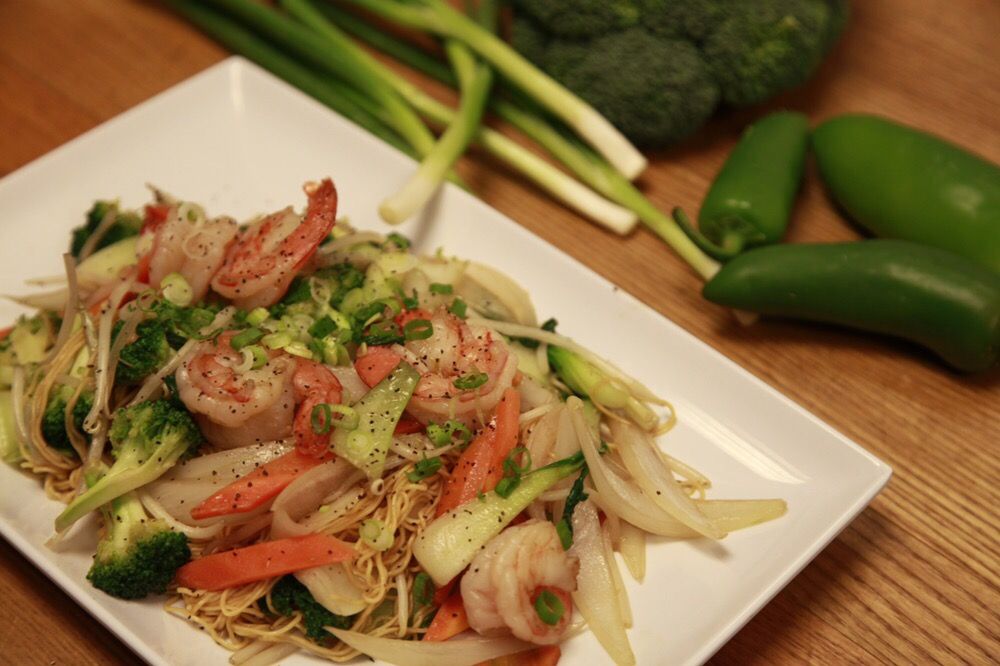 Crispy Fried Egg Noodles