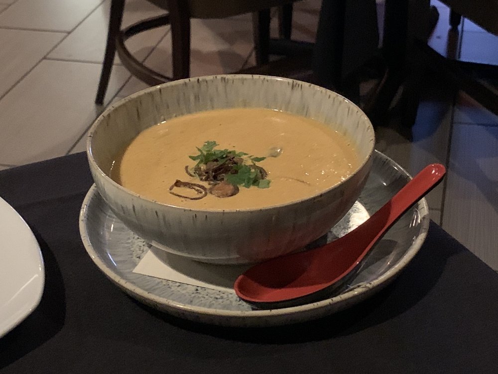 Spicy Oyster Mushroom Curry Soup