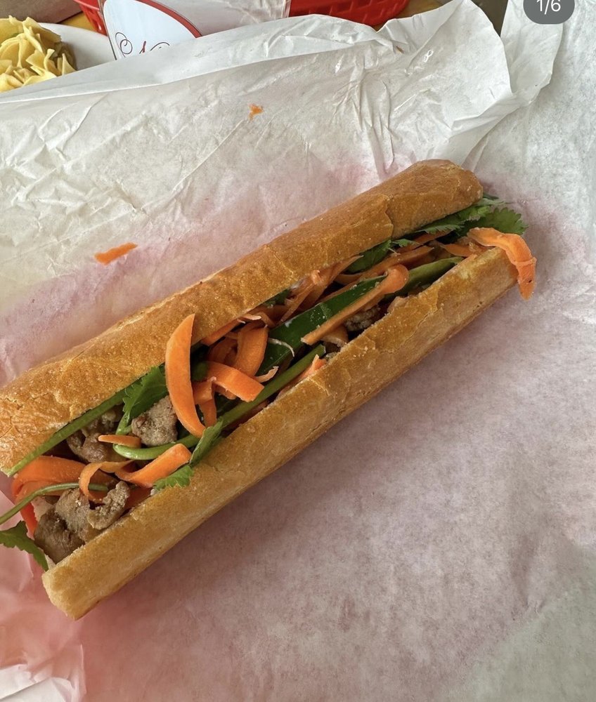 Grilled Pork Bahn Mi Sandwich