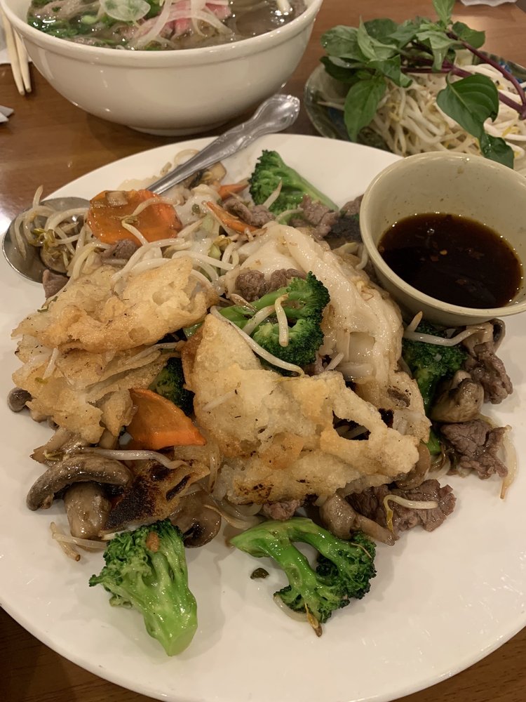 Chao Stir Fried Rice Noodles