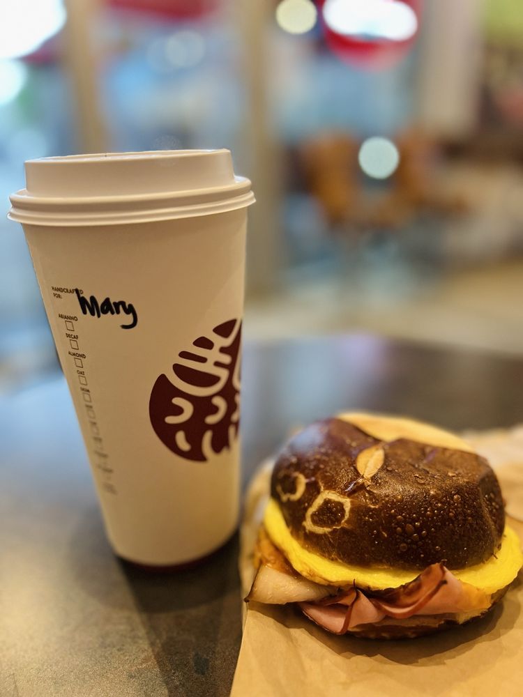 Pretzel Bun Turkey Sandwich