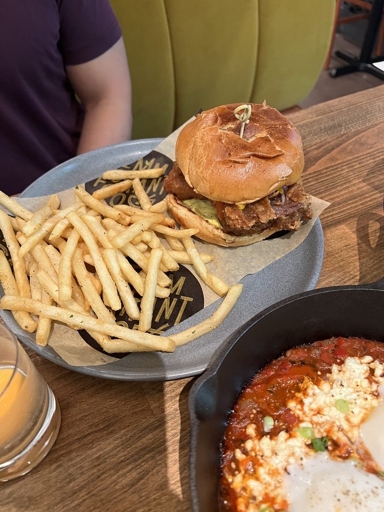 Peruvian Double Fried Chicken Sandwich