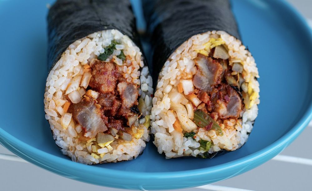 Spicy Pork Kimbap