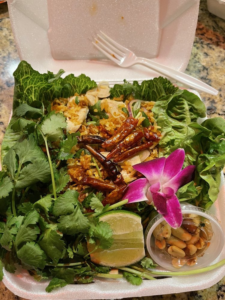 Crispy Rice with Chicken