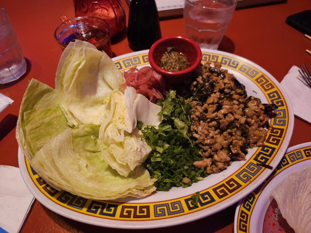 Beef Ssam Lettuce Wraps Plate