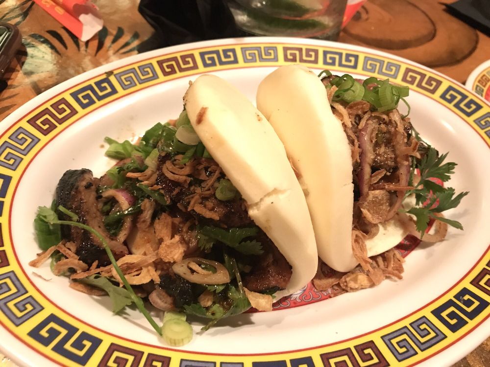 Chicken Fried Steamed Buns