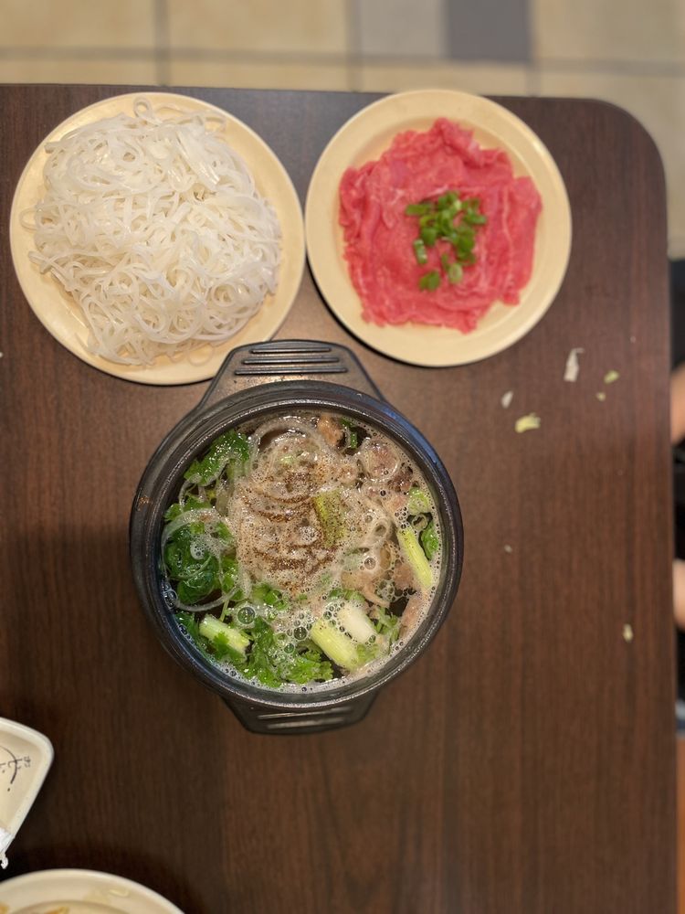 Special Pho in Hot Stone Bowl