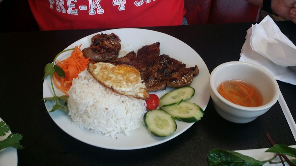 Grilled Pork Chop & Egg