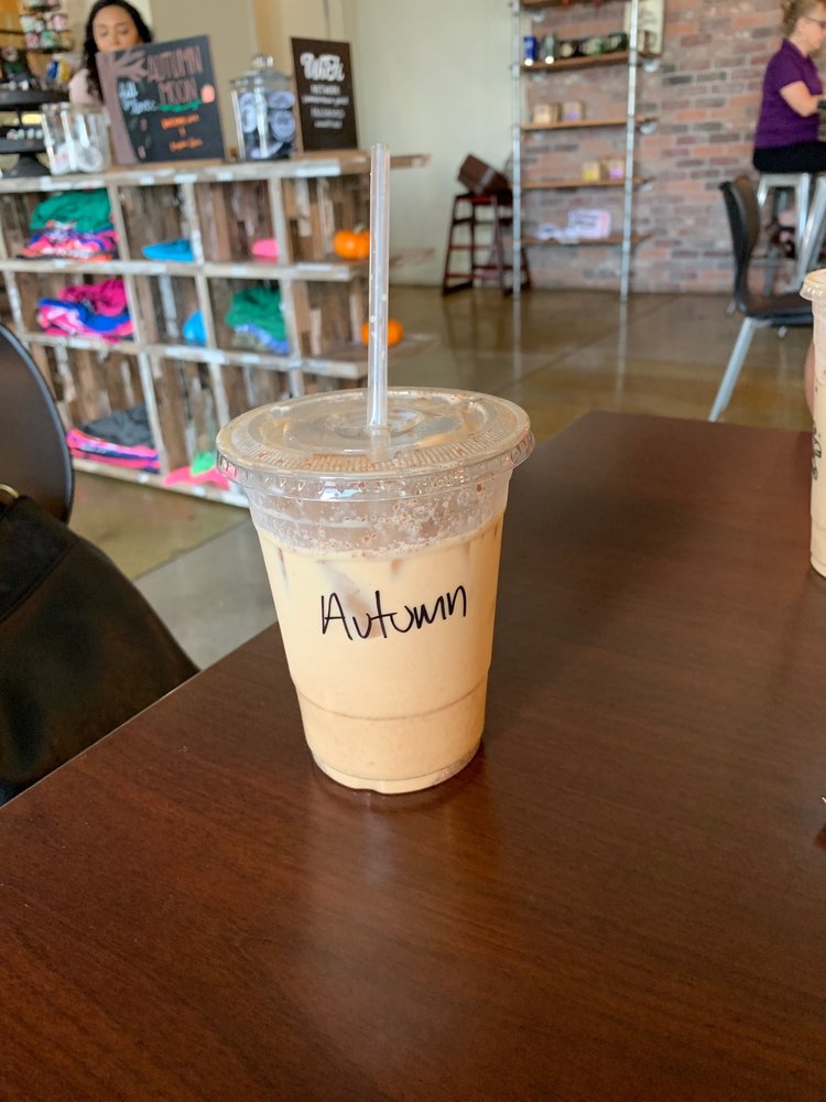 Iced Coffee Autumn Moon