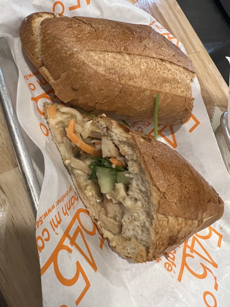 Curry Lemongrass Tofu Banh Mi