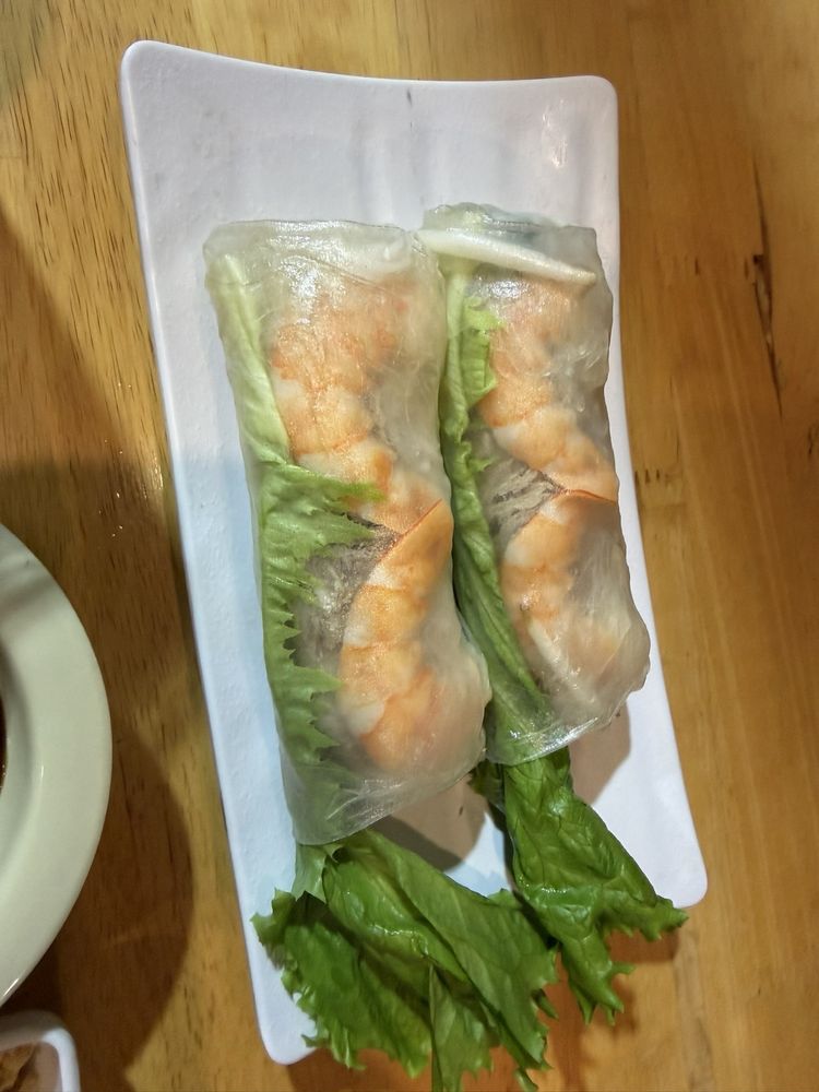 Grilled Pork Sausage Spring Roll