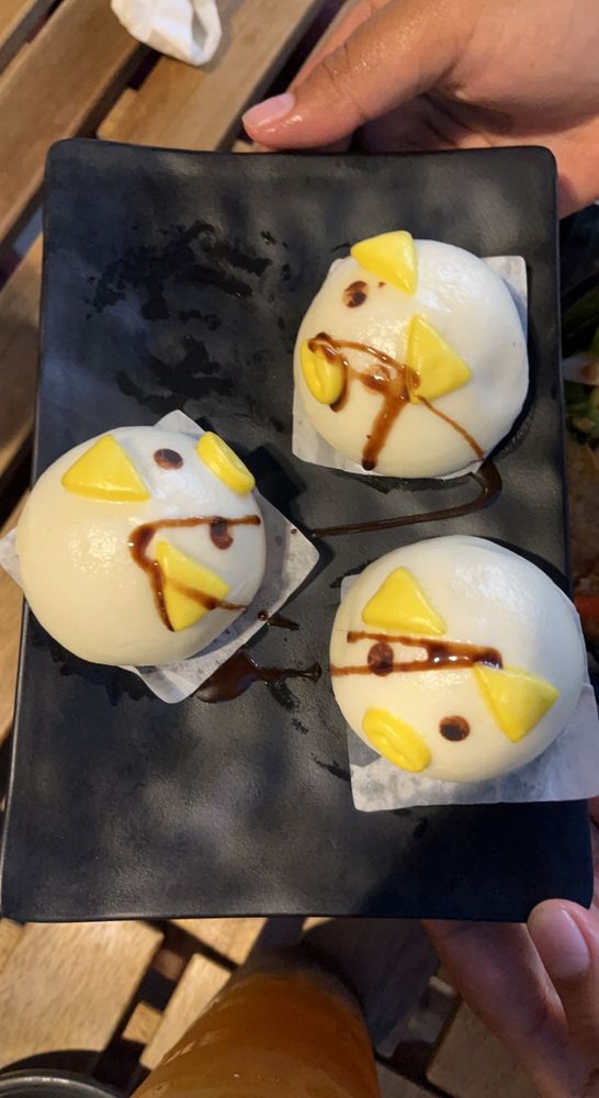 Pork Bao Bun Philly Cheese Steak Roll