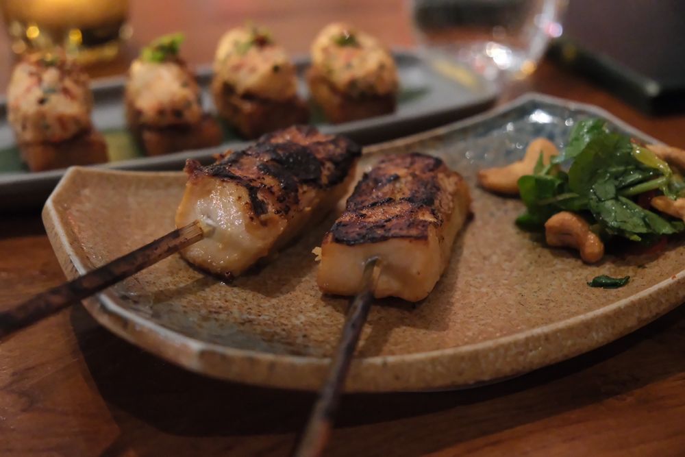 Miso Chilean Seabass Skewers